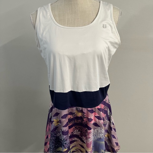 Eleven by Venus Williams Tennis Dress Colorblock Tennis Activewear Built in bra - Picture 6 of 10